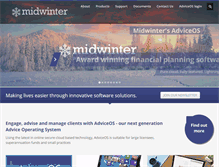 Tablet Screenshot of midwinter.com.au